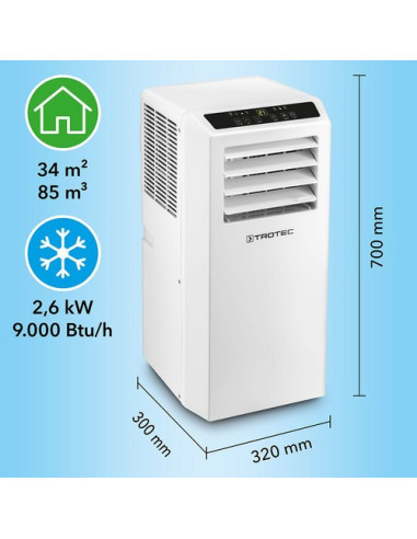 TROTEC PAC 2610S - Prijenosni klima uređaj