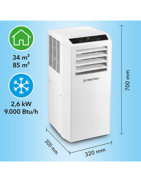 TROTEC PAC 2610S - Prijenosni klima uređaj