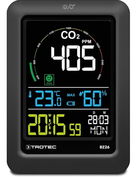 TROTEC CO2 BZ26 monitor kvalitete zraka
