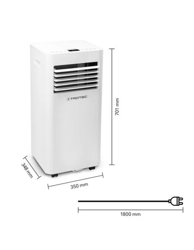 TROTEC PAC 2020 E WiFi - Prijenosni klima uređaj s WiFi upravljanjem