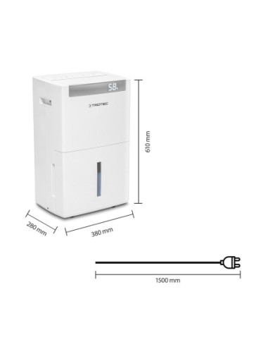 TROTEC TTK-I 110 E inverterski odvlaživač zraka s WiFi upravljanjem
