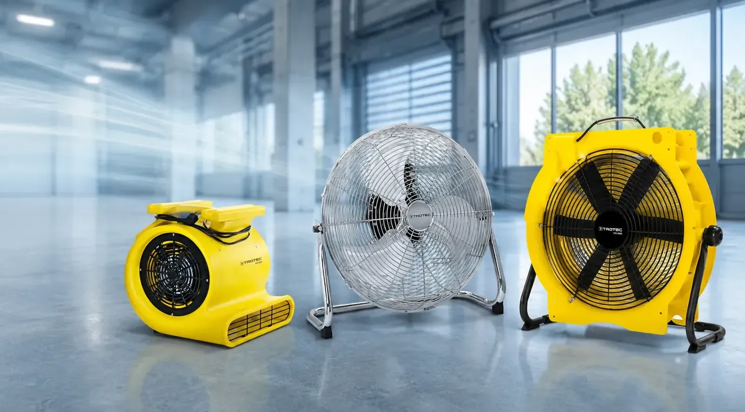 Najam profesionalnih ventilatora za isušivanje i ventilaciju