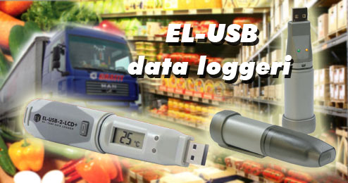Mjerači i snimači podataka (data loggeri) - EL-USB 